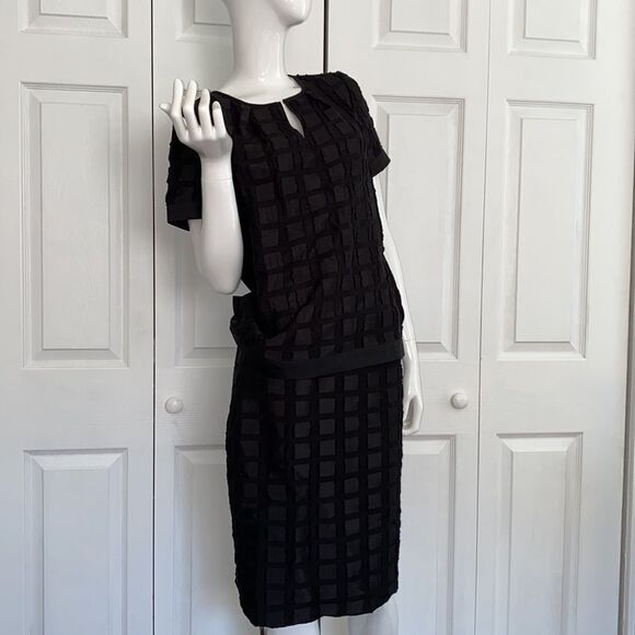 🔥JCREW 2 pc Set top Small & skirt 6 black New - Picture 2 of 7